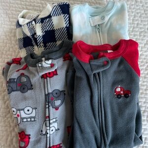 LOT OF 4 BABY BOY 0-6 MONTHS SLEEP SACK/GOWN CLOTHING BUNDLE